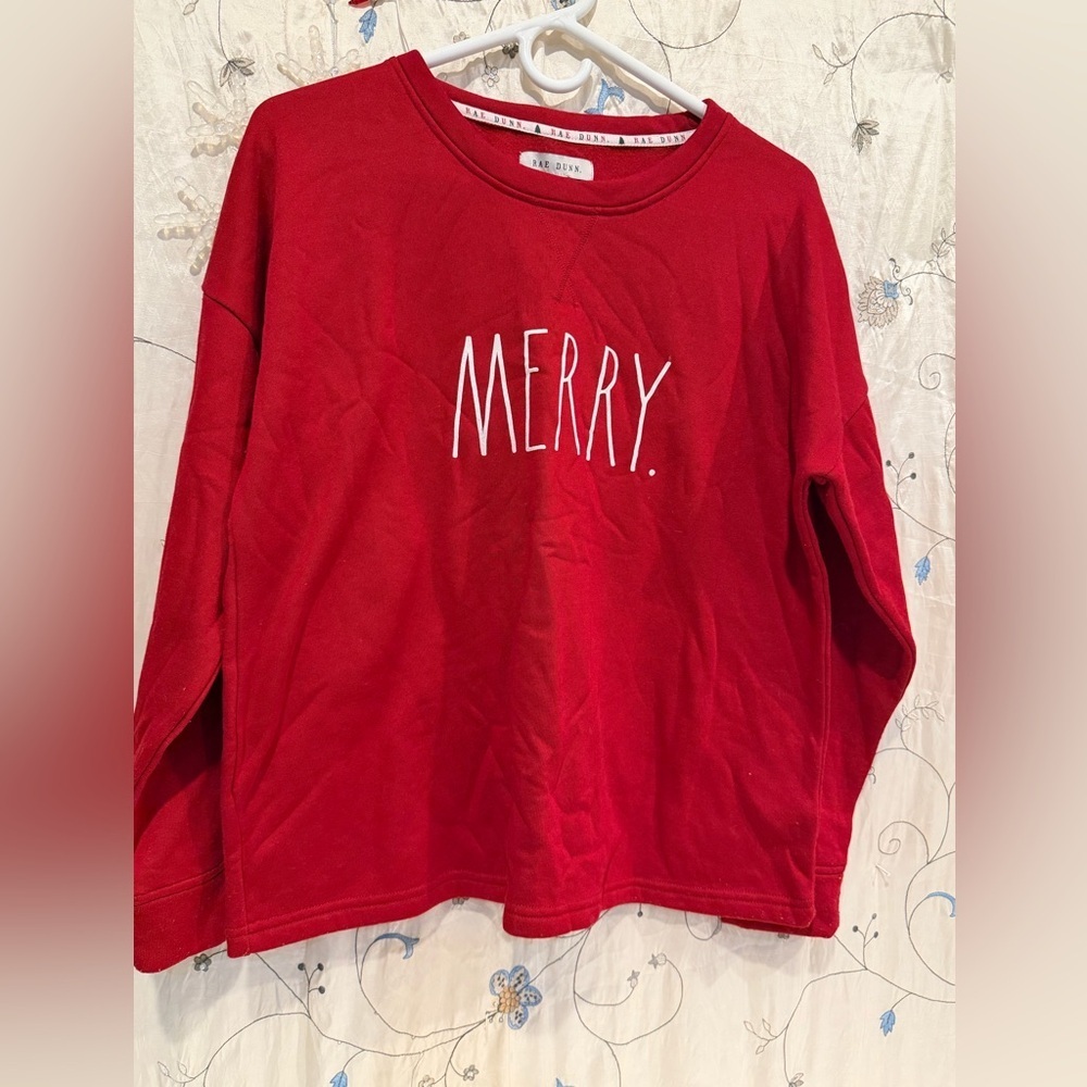Rae Dunn Red Festive Shirt